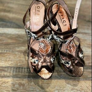 Snake Skin Sandals
